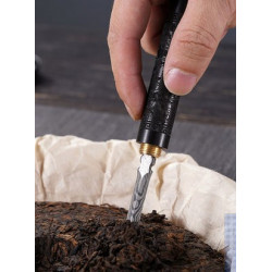 Couteau à thé bois sculpté