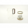 Infuseur Bois Aimant verre-inox 500ml