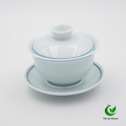 Gaiwan céladon Enso bleu