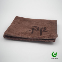 Serviette à  thé CHAN - Zen couleur marron